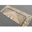 Tapis turc beige Oushak rétro en laine biologique pour un usage décoratif à la maison