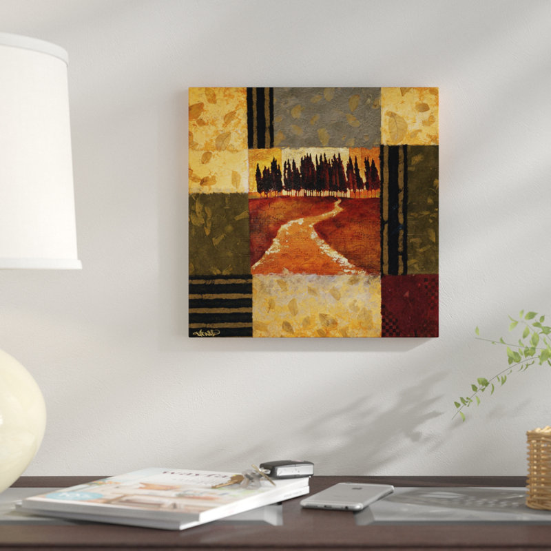 « pastorale », impression sur toile, H 12 po x l 12 po x P 0,75 po, Pas de tapis, Toile tendue