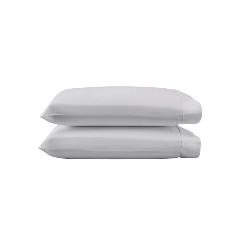 TEMPUR-Luxe Egyptain Cotton Pillowcase Set, Queen Pillowcase, Silver Mist