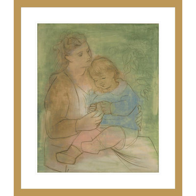 «Mother and Child» par Pablo Picasso, impression giclée sur cadre