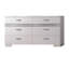 Commode double 8 tiroirs avec miroir Carrianne