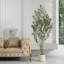 Adcock Artificial Olive Tree in Round Planter, UV Protected Faux Olive Tree for Indoor Home Decor-1353060250