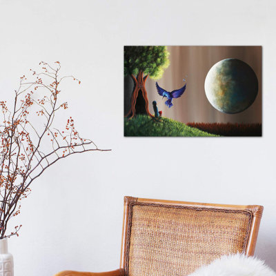 Once Upon A Midnight Sky - Wrapped Canvas Print