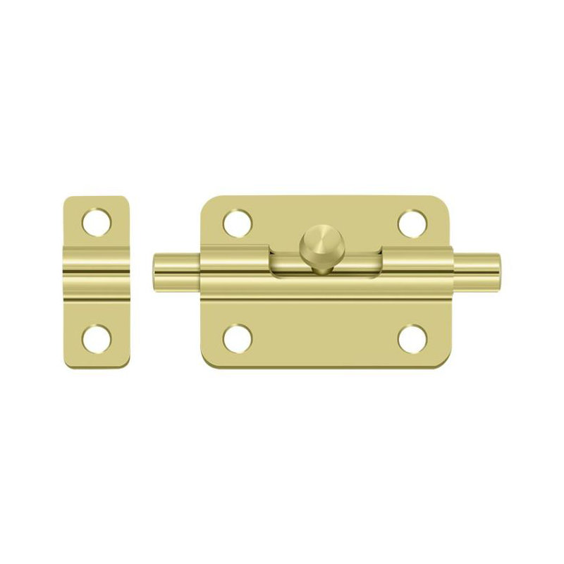 Barrel Latch/Catch/Bolt, Polished Brass