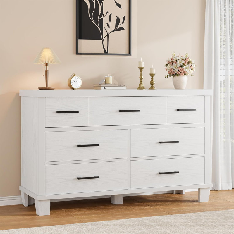 130cm W 7 - Drawer Chest of Drawers