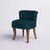 Jonna Tufted Vanity Chair with Solid Wood Legs
