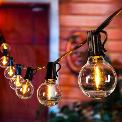 Aliosman 1620cm 50 - Bulb Festoon Lights String Light (End to End Connectable)