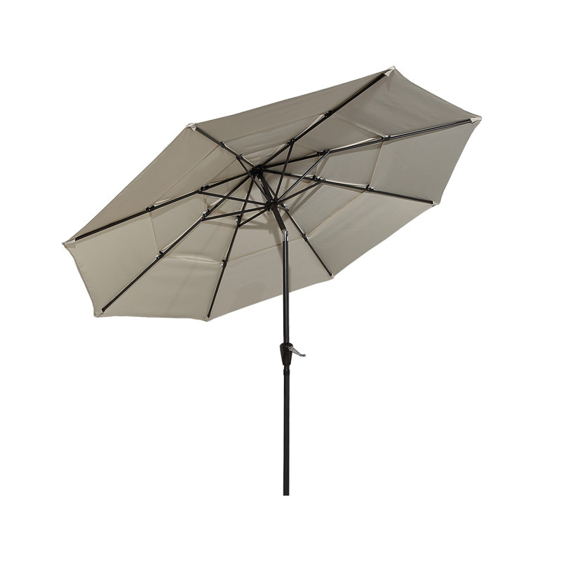 Parasol de marché pour patio 10 pi Mossas, Beige