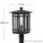 Tucker Single Light Outdoor Post Mount Lantern (Post Sold Separately)-1749348624