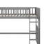 Triple lits superposés peu encombrants, lit simple avec lit mezzanine et tiroirs doubles-1221764981