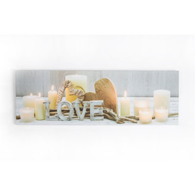Love Led Printed Canvas