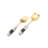Alsea 2 Piece Stainless Steel Wood Stainless Steel Salad Servers