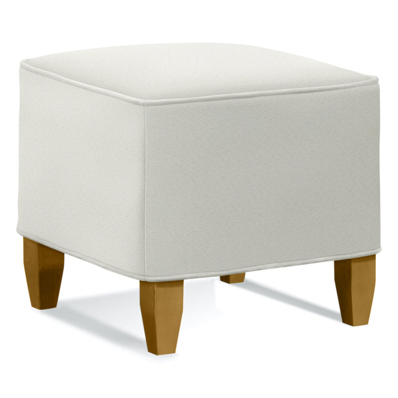 Brooklyn Upholstered Ottoman, Honey , Bianca Blush; 0809-14