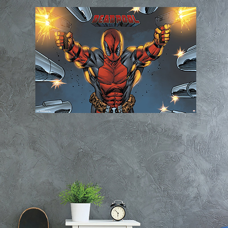 Impression sur papier deadpool-target