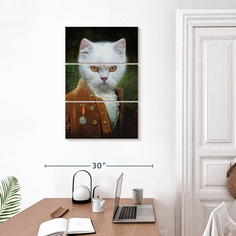 Ketti Cat In Clothes, 32" H x 20" W