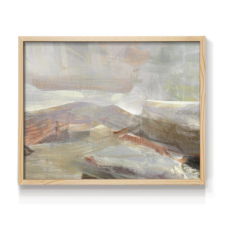 Distant Canyon -Framed Print - Restickable, 16" H x 20" W, Natural