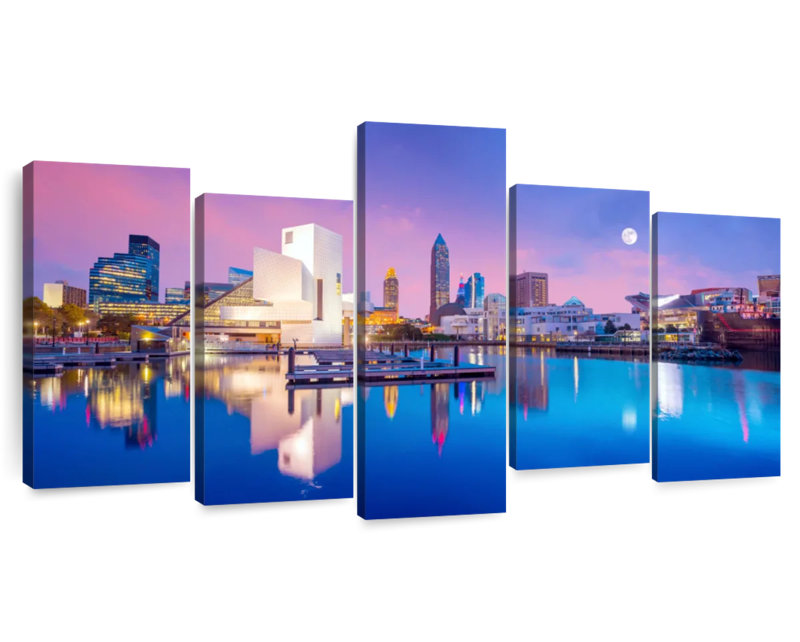 'Downtown Cleveland Skyline, 33" H x 66" W