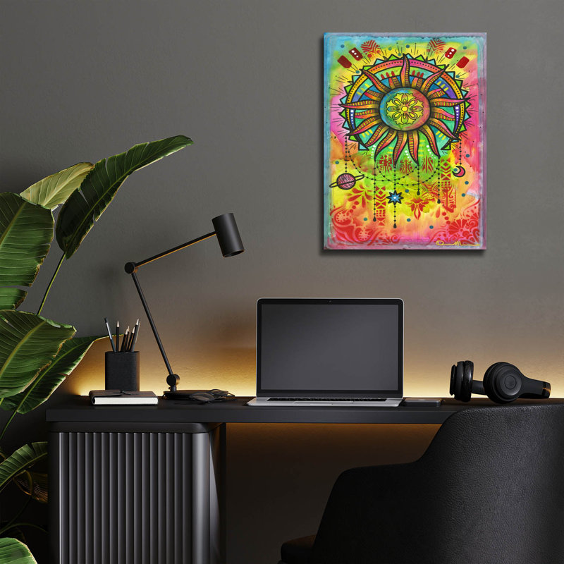 «Cosmic Balance 1» par Dean Russo, H 16 po x l 12 po x P 0,13 po