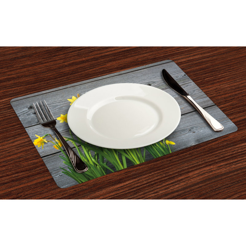 Izzo Flower Daffodil Bouquet Placemat