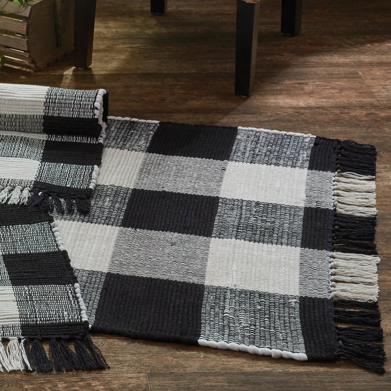 Lisseth Checkered Indoor Rug, Rectangle 3' x 5'