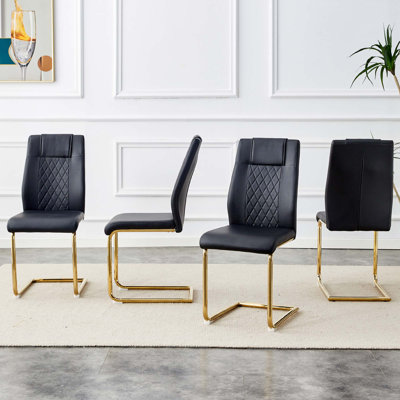 Chaises de salle à manger en similicuir