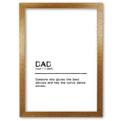 Dad Best - Print