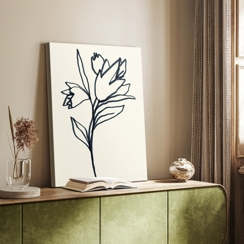 Marqueur floral I - galerie Cavas sur mesure, H 36 po x l 24 po