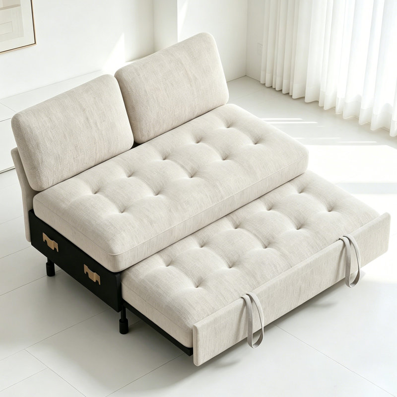 Canapé-lit Melani, Beige