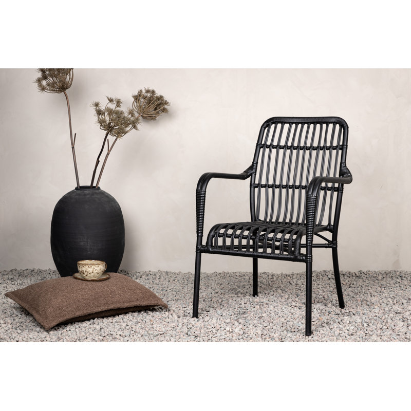 Rizal Loungechair Alumnium - Black /