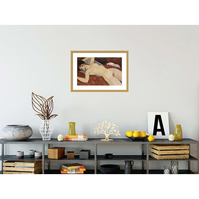 Reclining Nude by Amedeo Modigliani - Framed Giclee Print