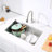 36"L × 19"W Workstation Undermount Stainless Steel Kitchen Sink with Accessories-122286237