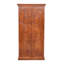 Armoire Cameren Brown Antique en bois massif sculpté à la main, à deux portes, motif paon-2019096434