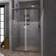 Porte de douche coulissante double encadrée l 48 "x H 72"-98379766
