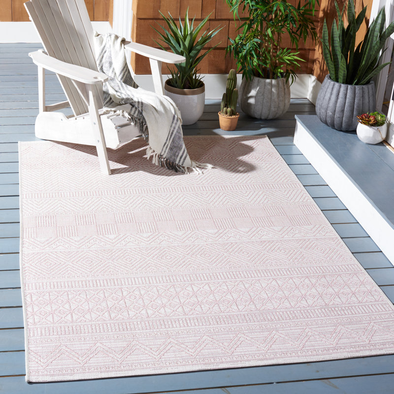Narcisse Performance Southwestern Indoor/Outdoor Area Rug, Rectangle 5'3" x 7'7"