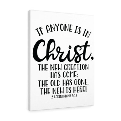 Is In Christ - Wrapped Canvas Print