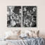 Botanique Noir Set High-Gloss Frameless Acrylic Glass Wall Art Floral & Botanical Print by Oliver Gal, Ready to Hang, 10 x 15-1748263473-1748263475