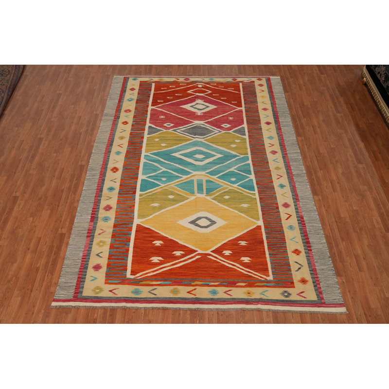 Lively Home Decor Colourful Kilim Tribal Rug 9x12
