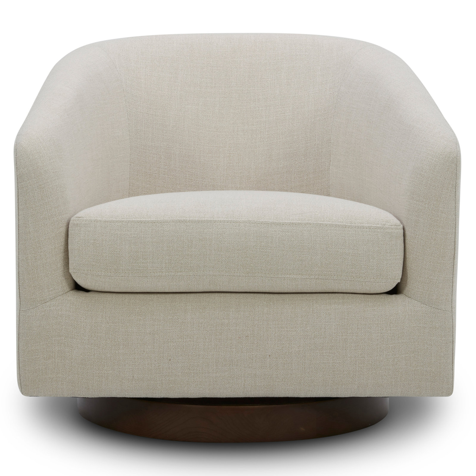 Bennett Swivel Barrel Chair (Set of 2), Effie Linen Performance Linen