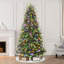 7.5' Artificial Fir Christmas Tree with Color & Clear Lights