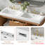Ensemble de meuble-lavabo double mural 47,24 po-1863164092