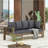 Kamita 79.5'' Acacia Outdoor Patio Daybed
