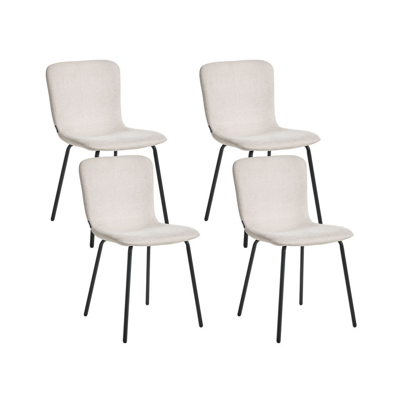47cm H Fabric Upholstered Upholstered Back Accent, Light Beige