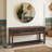 Two-Drawer Sofa Table, No Assembly Required, Two-Tone Finish