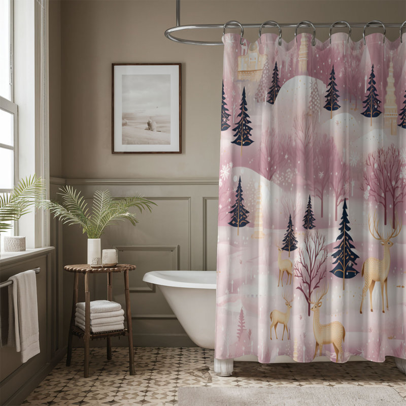 Rideau de douche Winter Winter - Premium, H 74 po x l 71 po