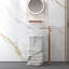 Lavabo de salle de bain à surface solide 33 po Chloe-119231973