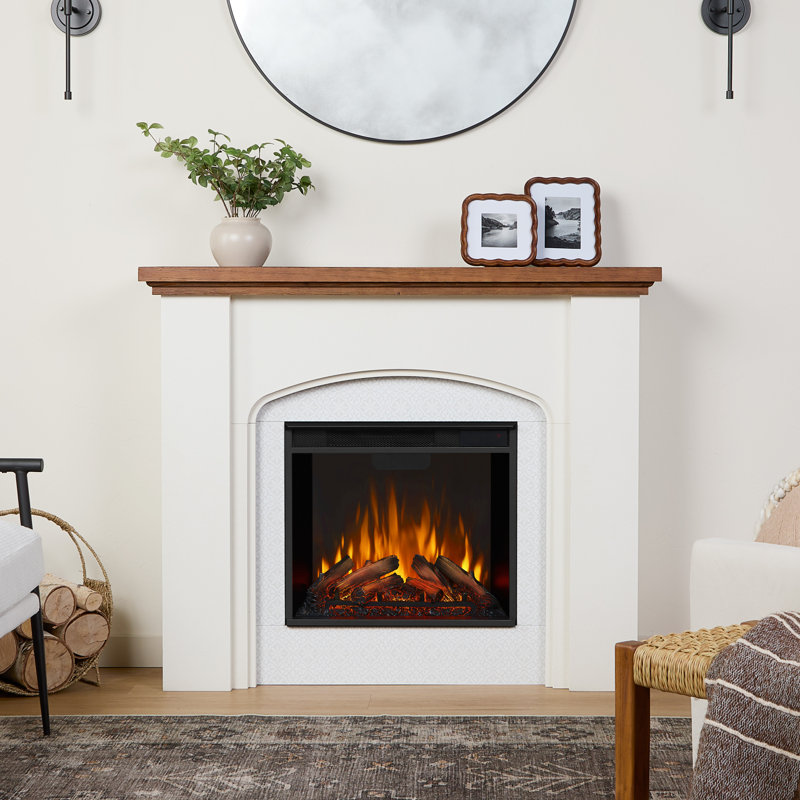 Anika 49" Electric Fireplace with Reversible Surround by Real Flame