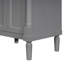 Meuble-lavabo moderne de 24 po avec lavabo supérieur, armoire de rangement à 2 niveaux, tablettes réglables et pieds romains pour un rangement spacieux dans la salle de bain-111123716