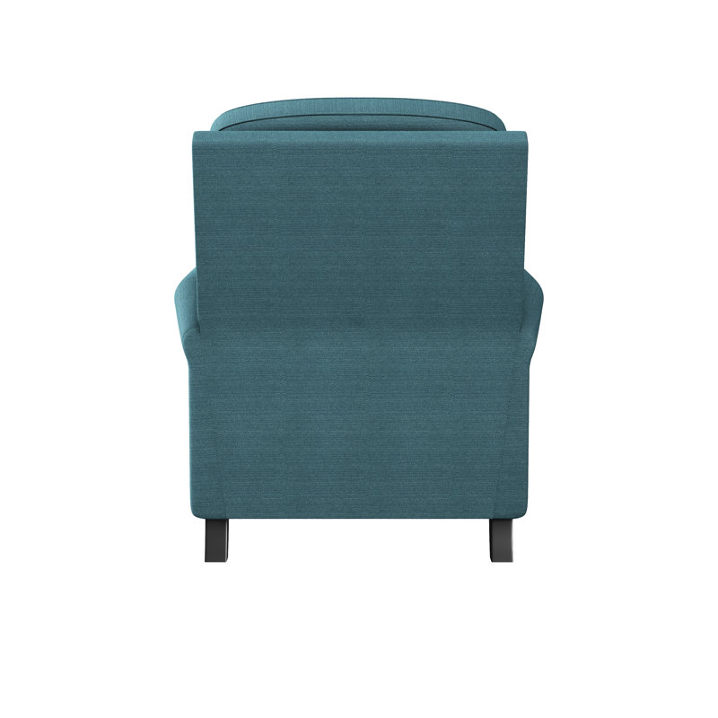 Leni Upholstered Recliner, Caribbean Blue