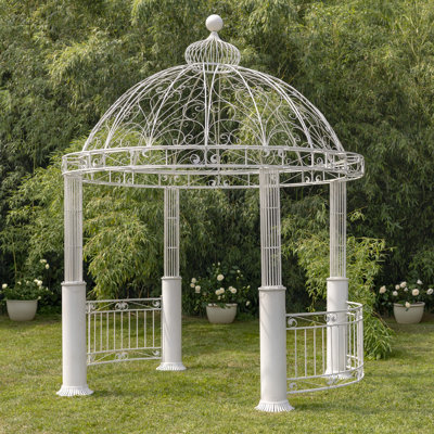 11 Ft. W x 11 Ft. D Wrought Iron Dome Gazebo