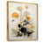 Toile avec cadre flottant or